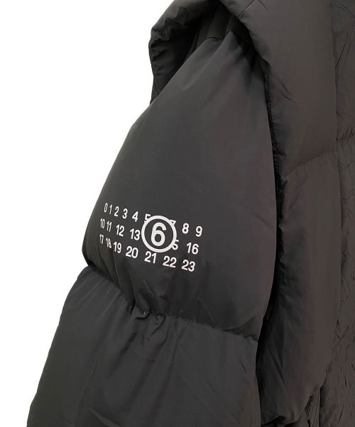 MM6 Maison Margiela（エムエムシックスメゾンマルジェラ）MM6 Maison Margiela (エムエムシックス メゾンマルジェラ) CHENPENG (チェンペン) ダウンコート ブラック サイズ:Sの古着・服飾アイテム
