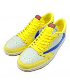 NIKE×Travis Scottナイキ×トラヴィススコット）の古着「AIR JORDAN 1 RETRO LOW OG」｜イエロー