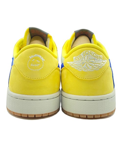 NIKE（ナイキ）NIKE (ナイキ) Travis Scott (トラヴィス スコット) AIR JORDAN 1 RETRO LOW OG イエロー サイズ:27.5cm(US9.5)の古着・服飾アイテム