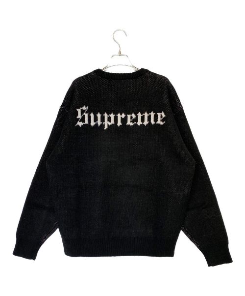 SUPREME（シュプリーム）SUPREME (シュプリーム) Snow White Sweater ブラック サイズ:Mの古着・服飾アイテム