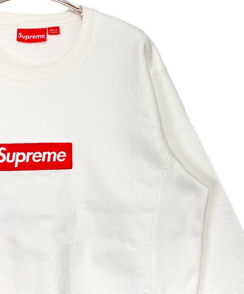SUPREME（シュプリーム）SUPREME (シュプリーム) Box Logo Crewneck ホワイト サイズ:Lの古着・服飾アイテム