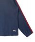 中古・古着 stussy (ステューシー) CONTRAST SLEEVE CREW BLACK ネイビー サイズ:M：9000円
