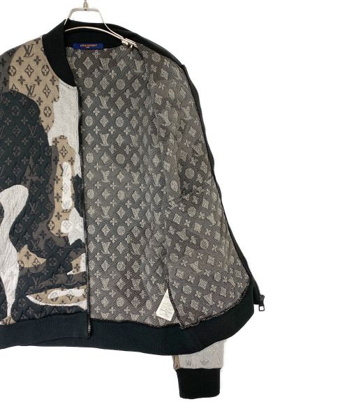 LOUIS VUITTON（ルイ ヴィトン）LOUIS VUITTON (ルイ ヴィトン) Monogram Cotton Jersey Bomber マルチカラー サイズ:Lの古着・服飾アイテム