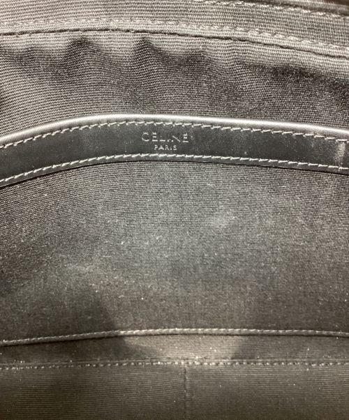 CELINE（セリーヌ）CELINE (セリーヌ) Triomphe Canvas Medium Messenger Bag（トリオンフ キャンバス ミディアム メッセンジャー バッグ） ブラック サイズ:-の古着・服飾アイテム