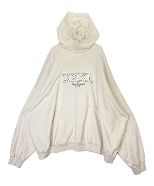 BALENCIAGA（バレンシアガ）BALENCIAGA (バレンシアガ) XXXL Hoodie アイボリー サイズ:5の古着・服飾アイテム