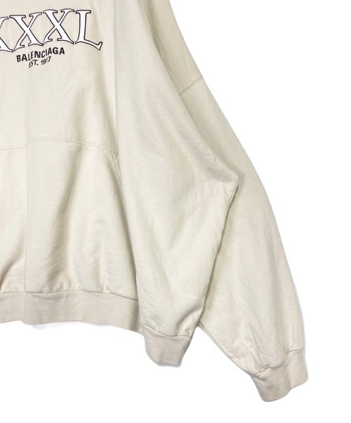 BALENCIAGA（バレンシアガ）BALENCIAGA (バレンシアガ) XXXL Hoodie アイボリー サイズ:5の古着・服飾アイテム