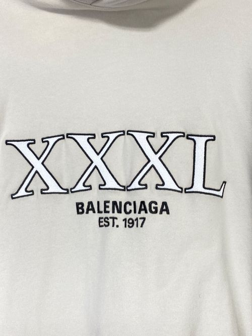 BALENCIAGA（バレンシアガ）BALENCIAGA (バレンシアガ) XXXL Hoodie アイボリー サイズ:5の古着・服飾アイテム