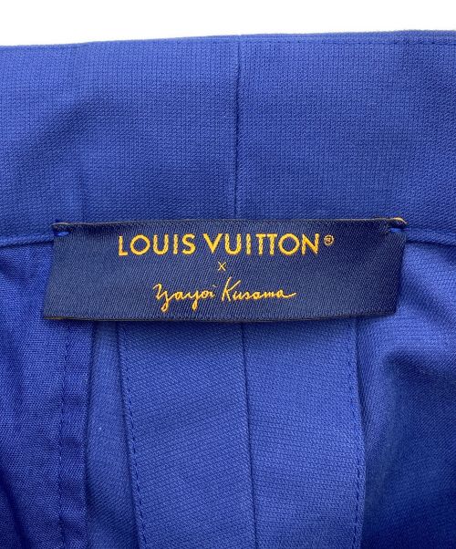 LOUIS VUITTON（ルイ ヴィトン）LOUIS VUITTON (ルイ ヴィトン) 草間彌生 (クサマヤヨイ) カーゴパンツ わが永遠の魂 ブルー サイズ:42の古着・服飾アイテム
