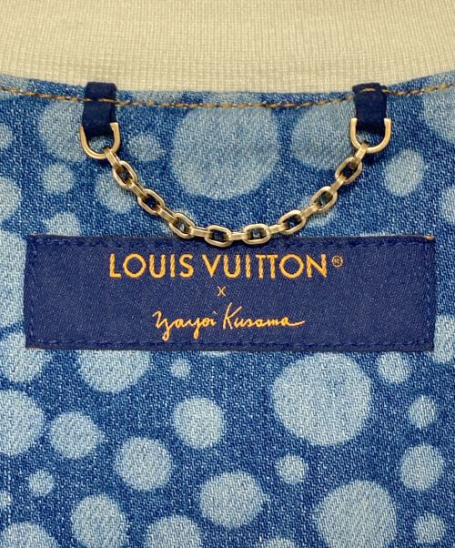 LOUIS VUITTON（ルイ ヴィトン）LOUIS VUITTON (ルイ ヴィトン) yayoi kusama (ヤヨイクサマ) インフィニティドット デニムシャツ インディゴ サイズ:XXLの古着・服飾アイテム
