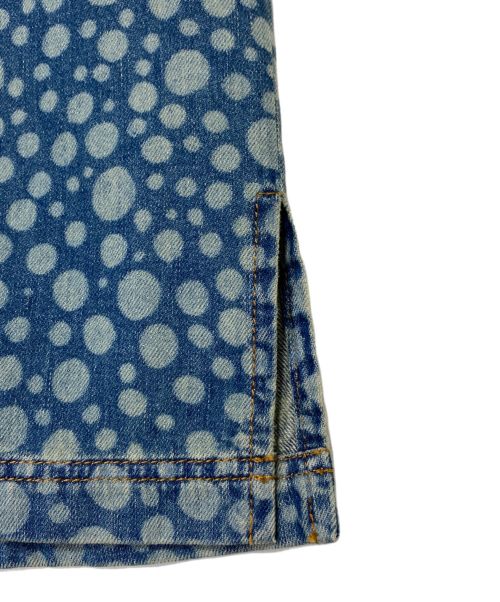 LOUIS VUITTON（ルイ ヴィトン）LOUIS VUITTON (ルイ ヴィトン) yayoi kusama (ヤヨイクサマ) インフィニティドット デニムシャツ インディゴ サイズ:XXLの古着・服飾アイテム