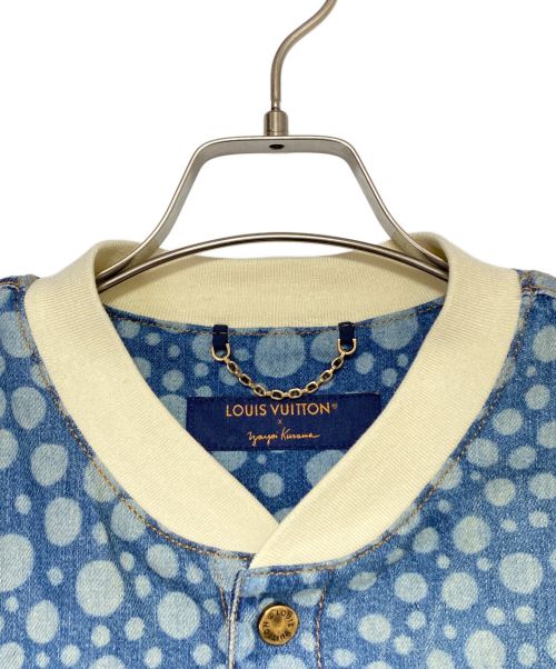 LOUIS VUITTON（ルイ ヴィトン）LOUIS VUITTON (ルイ ヴィトン) yayoi kusama (ヤヨイクサマ) インフィニティドット デニムシャツ インディゴ サイズ:XXLの古着・服飾アイテム