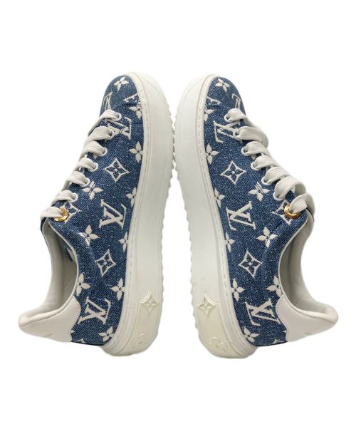 LOUIS VUITTON（ルイ ヴィトン）LOUIS VUITTON (ルイ ヴィトン) タイムアウトラインスニーカー スカイブルー サイズ:38の古着・服飾アイテム