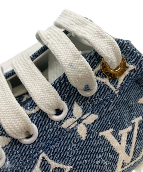 LOUIS VUITTON（ルイ ヴィトン）LOUIS VUITTON (ルイ ヴィトン) タイムアウトラインスニーカー スカイブルー サイズ:38の古着・服飾アイテム