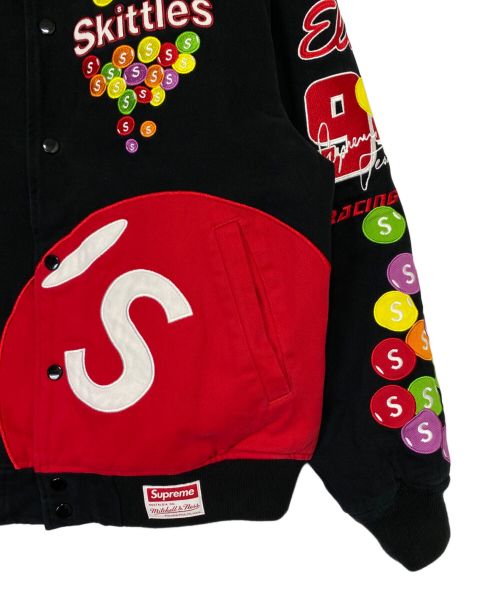 SUPREME（シュプリーム）SUPREME (シュプリーム) Skittles (スキットルズ) Varsity Jacket（バーシティジャケット） ブラック サイズ:Mの古着・服飾アイテム
