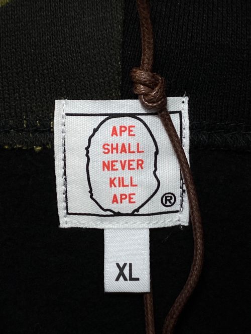 A BATHING APE（アベイシングエイプ）A BATHING APE (アベイシングエイプ) シャークフルジップパーカー ブラック サイズ:XL 未使用品の古着・服飾アイテム