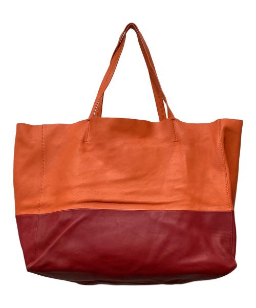 CELINE（セリーヌ）CELINE (セリーヌ) ホリゾンタル カバ トートバック オレンジの古着・服飾アイテム