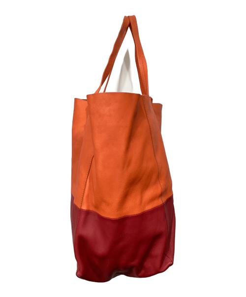 CELINE（セリーヌ）CELINE (セリーヌ) ホリゾンタル カバ トートバック オレンジの古着・服飾アイテム