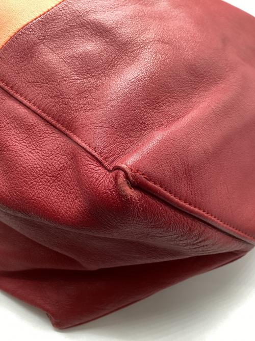 CELINE（セリーヌ）CELINE (セリーヌ) ホリゾンタル カバ トートバック オレンジの古着・服飾アイテム