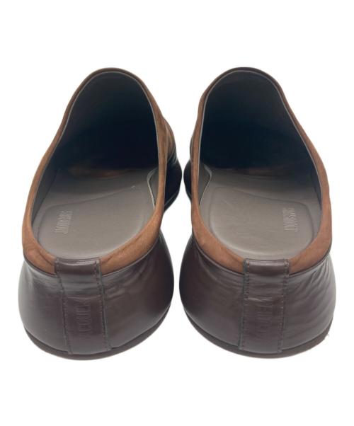jacquemus（ジャックムス）JACQUEMUS (ジャックムス) スカルプテッド ミュール ブラウン サイズ:41の古着・服飾アイテム