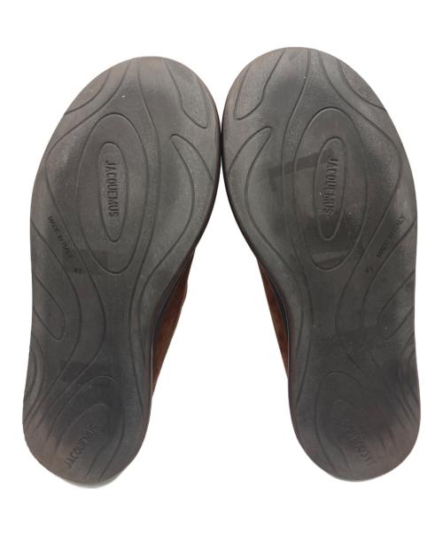 jacquemus（ジャックムス）JACQUEMUS (ジャックムス) スカルプテッド ミュール ブラウン サイズ:41の古着・服飾アイテム