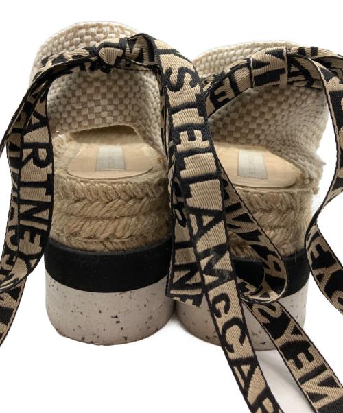 STELLA McCARTNEY（ステラマッカートニー）STELLA McCARTNEY (ステラマッカートニー) エスパドリーユ プラットフォーム キャンバス シューズ ホワイト サイズ:38の古着・服飾アイテム