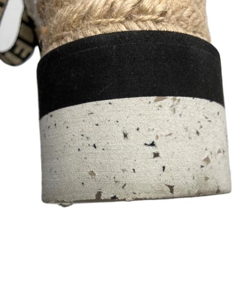 STELLA McCARTNEY（ステラマッカートニー）STELLA McCARTNEY (ステラマッカートニー) エスパドリーユ プラットフォーム キャンバス シューズ ホワイト サイズ:38の古着・服飾アイテム