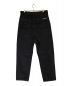 BALENCIAGA (バレンシアガ) Layered Wide Denim Pants（レイヤードワイドデニムパンツ） ブラック サイズ:L：90000円