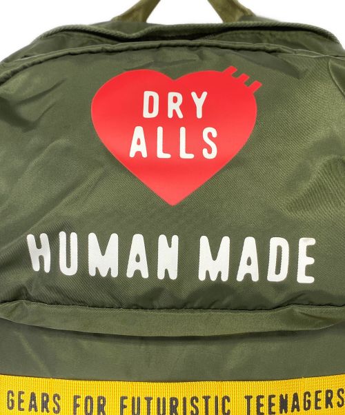 HUMAN MADE（ヒューマンメイド）HUMAN MADE (ヒューマンメイド) Military Back Pack オリーブ サイズ:-の古着・服飾アイテム