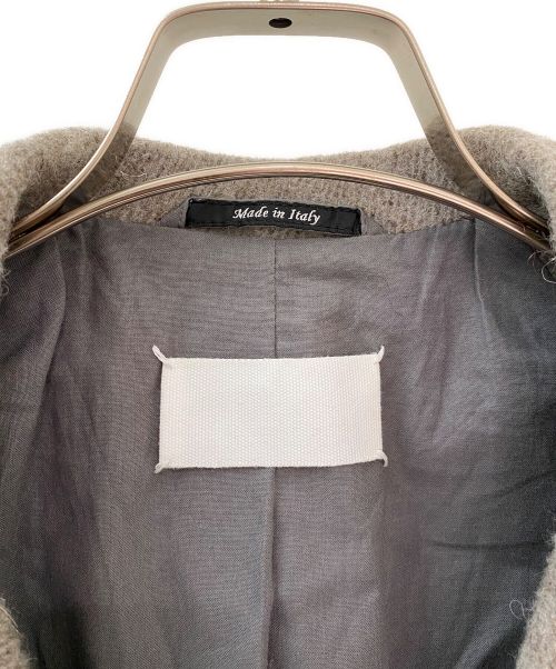Maison Margiela（メゾンマルジェラ）Maison Margiela (メゾンマルジェラ) バイカラーショートコート ベージュ×ブラック サイズ:36の古着・服飾アイテム