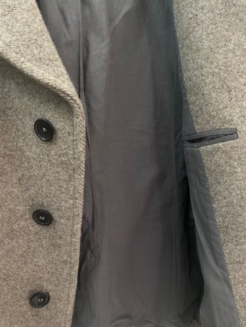 Maison Margiela（メゾンマルジェラ）Maison Margiela (メゾンマルジェラ) バイカラーショートコート ベージュ×ブラック サイズ:36の古着・服飾アイテム