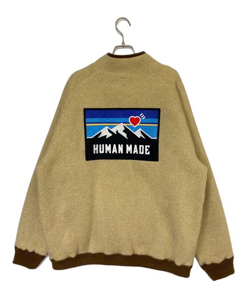 HUMAN MADE（ヒューマンメイド）HUMAN MADE (ヒューマンメイド) FLEECE JACKET（フリースジャケット） ベージュ サイズ:XLの古着・服飾アイテム