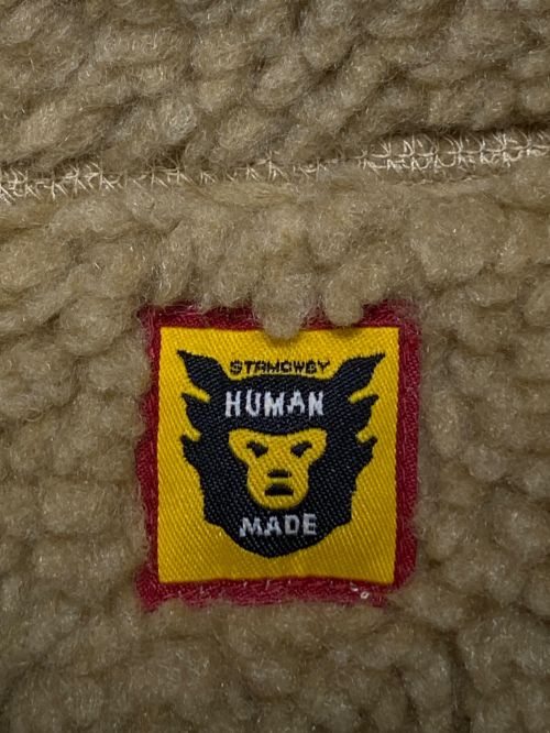 HUMAN MADE（ヒューマンメイド）HUMAN MADE (ヒューマンメイド) FLEECE JACKET（フリースジャケット） ベージュ サイズ:XLの古着・服飾アイテム
