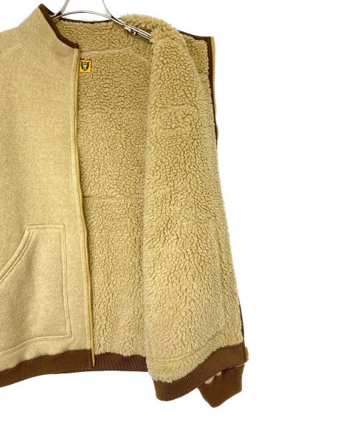 HUMAN MADE（ヒューマンメイド）HUMAN MADE (ヒューマンメイド) FLEECE JACKET（フリースジャケット） ベージュ サイズ:XLの古着・服飾アイテム