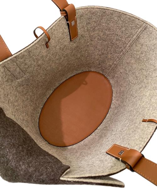 LOEWE（ロエベ）LOEWE (ロエベ) エレファントトートバッグ ブラウンの古着・服飾アイテム
