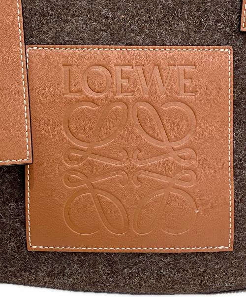 LOEWE（ロエベ）LOEWE (ロエベ) エレファントトートバッグ ブラウンの古着・服飾アイテム