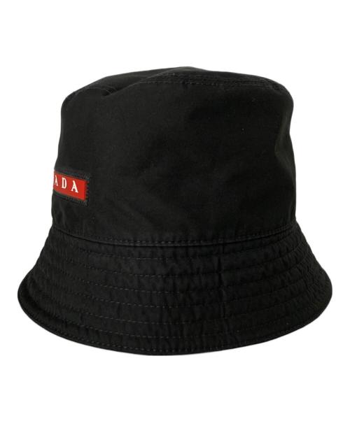 PRADA SPORTS（プラダスポーツ）PRADA SPORTS (プラダスポーツ) テクニカルファブリック バケットハット ブラック サイズ:Mの古着・服飾アイテム