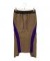 sacai（サカイ）の古着「Technical Jersey Skirt」｜ブラウン