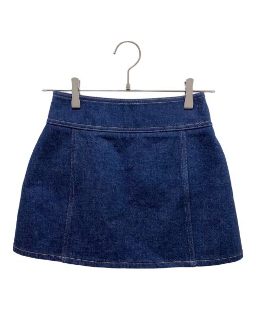 CELINE（セリーヌ）CELINE (セリーヌ) デニムスカート インディゴ サイズ:26の古着・服飾アイテム