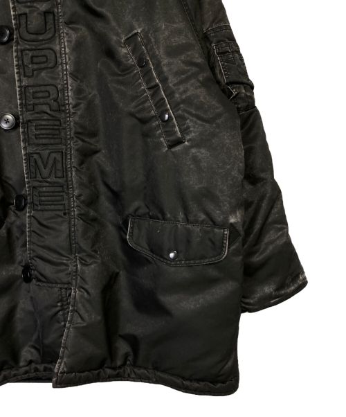 SUPREME（シュプリーム）SUPREME (シュプリーム) Washed Flight Satin N-3B Parka（ウォッシュド フライト サテン N-3B パーカー） グレー サイズ:Lの古着・服飾アイテム