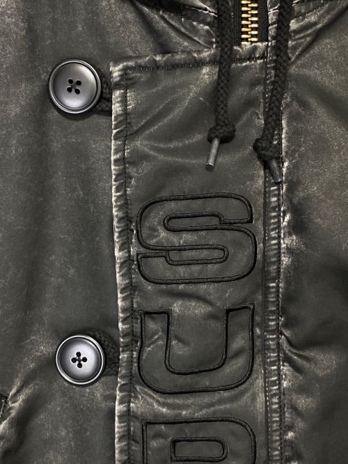 SUPREME（シュプリーム）SUPREME (シュプリーム) Washed Flight Satin N-3B Parka（ウォッシュド フライト サテン N-3B パーカー） グレー サイズ:Lの古着・服飾アイテム