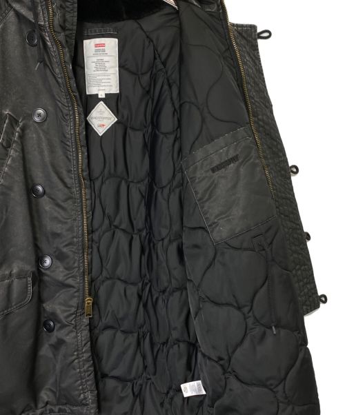 SUPREME（シュプリーム）SUPREME (シュプリーム) Washed Flight Satin N-3B Parka（ウォッシュド フライト サテン N-3B パーカー） グレー サイズ:Lの古着・服飾アイテム