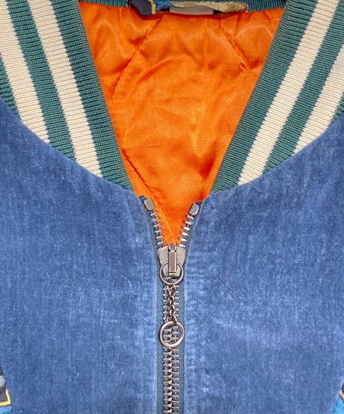 GUCCI（グッチ）GUCCI (グッチ) ライオンガーデンシルクボンバージャケット マルチカラー サイズ:50の古着・服飾アイテム