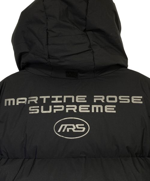 SUPREME（シュプリーム）SUPREME (シュプリーム) MARTINE ROSE (マーティン・ローズ) Down Puffer Jacket ブラック サイズ:Lの古着・服飾アイテム
