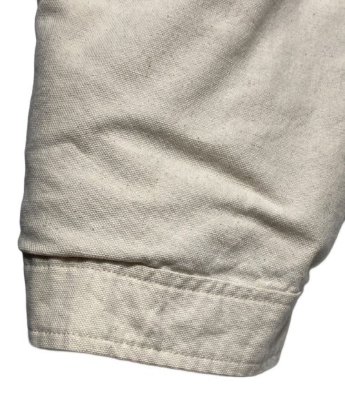SUPREME（シュプリーム）SUPREME (シュプリーム) Schott (ショット) Canvas Down Trucker Jacket アイボリー サイズ:XXLの古着・服飾アイテム