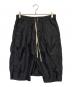 RICK OWENS（リックオウエンス）の古着「サルエルショートパンツ」｜ブラック