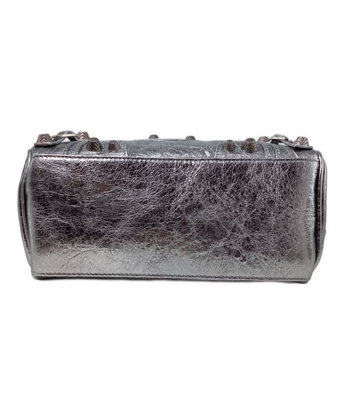 BALENCIAGA（バレンシアガ）BALENCIAGA (バレンシアガ) LE CAGOLE 2WAY handbag（ル･カゴール 2ウェイハンドバッグ） シルバーの古着・服飾アイテム