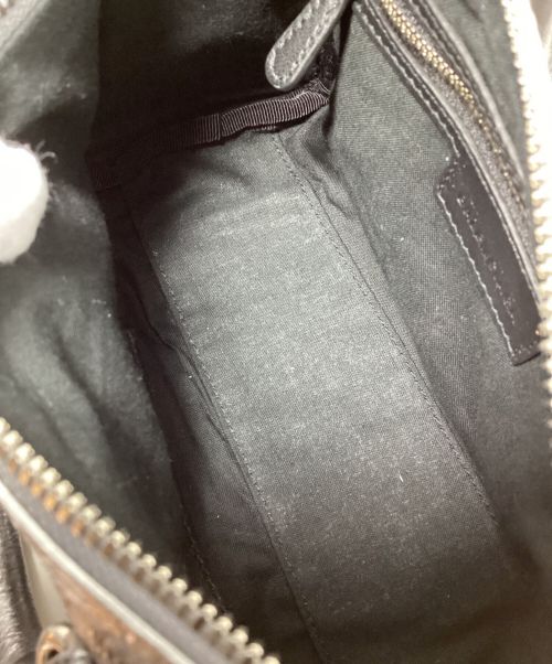 BALENCIAGA（バレンシアガ）BALENCIAGA (バレンシアガ) LE CAGOLE 2WAY handbag（ル･カゴール 2ウェイハンドバッグ） シルバーの古着・服飾アイテム