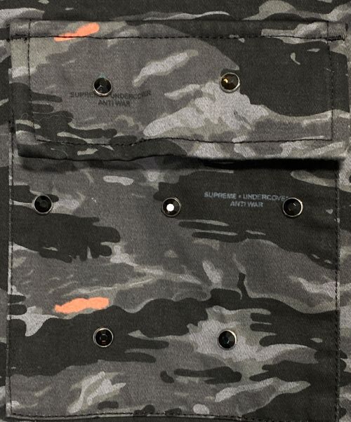 Suprem（シュプリーム）Suprem (シュプリーム) UNDERCOVER (アンダーカバー) Studded BDU Jacket ブラック サイズ:Lの古着・服飾アイテム