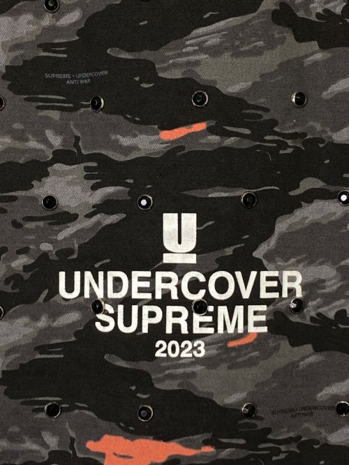 Suprem（シュプリーム）Suprem (シュプリーム) UNDERCOVER (アンダーカバー) Studded BDU Jacket ブラック サイズ:Lの古着・服飾アイテム