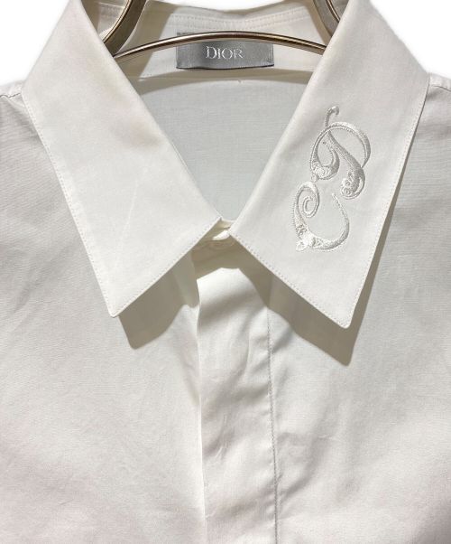 Christian Dior（クリスチャン ディオール）Christian Dior (クリスチャン ディオール) KENNY SCHARF (ケニー・シャーフ) × Kenny Scharf Cotton Shirt（×ケニーシャーフ　コットンシャツ） ホワイト サイズ:38の古着・服飾アイテム